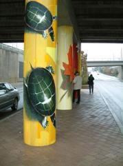 Pillars- looking west